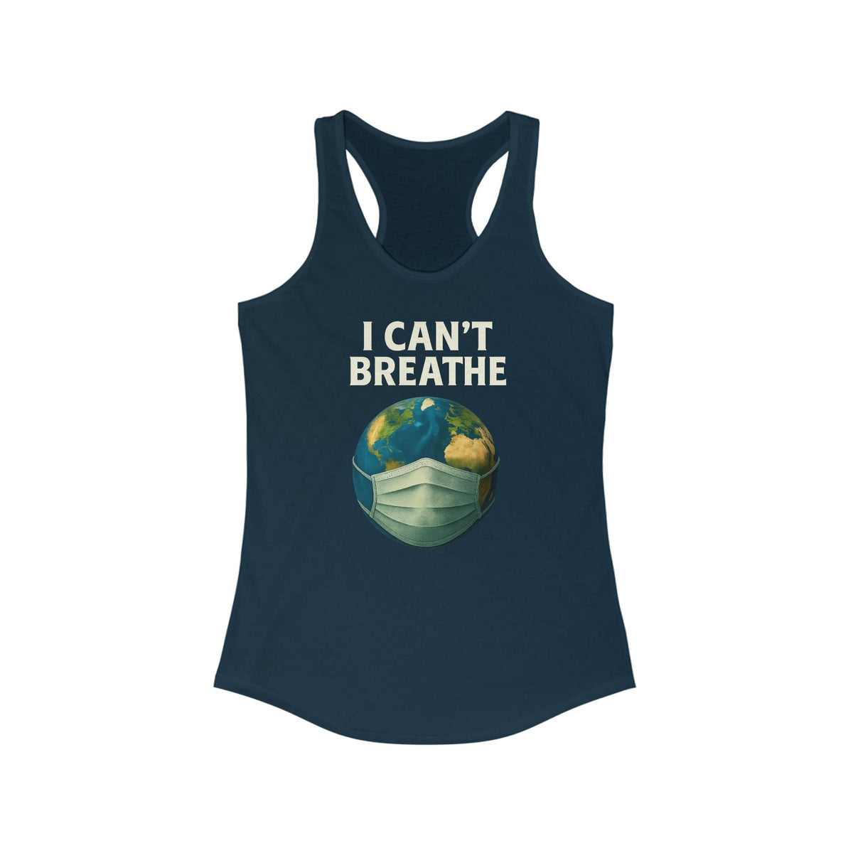 I Can't Breathe Women's Racerback Tank Top, Activism Tank, Everyday Wear, Comfort Wear, Gift for Protesters - NGOWE STORE