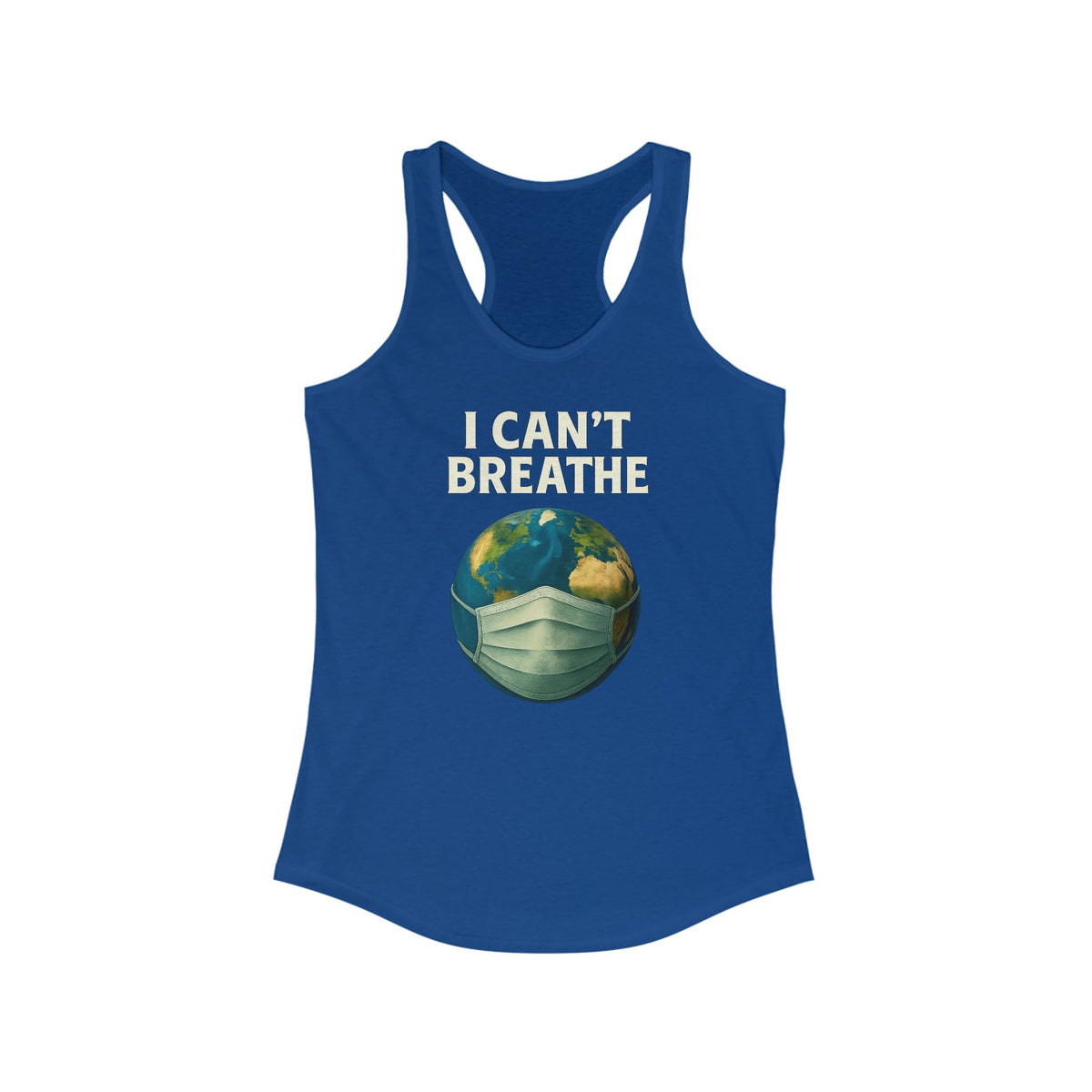 I Can't Breathe Women's Racerback Tank Top, Activism Tank, Everyday Wear, Comfort Wear, Gift for Protesters - NGOWE STORE