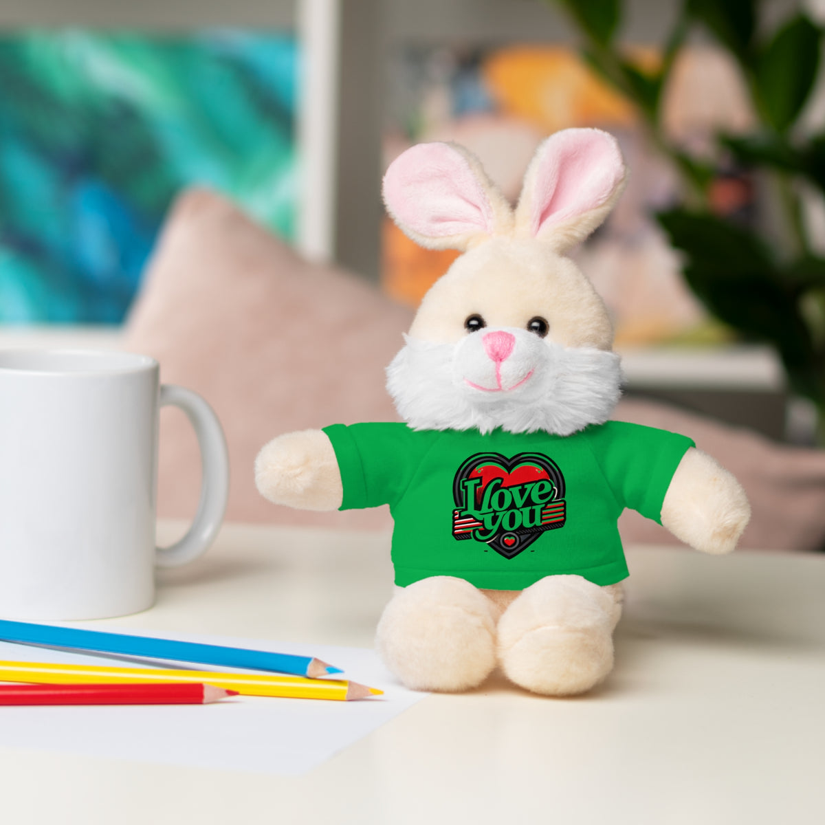 I Love You Stuffed Animals with Tee - NGOWE STORE