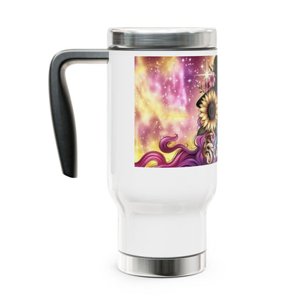 Fearless Stainless Steel Travel Mug with Handle, 14oz