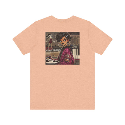 Harlem Renaissance Fearless Betty Boop Unisex Jersey Short Sleeve Tee