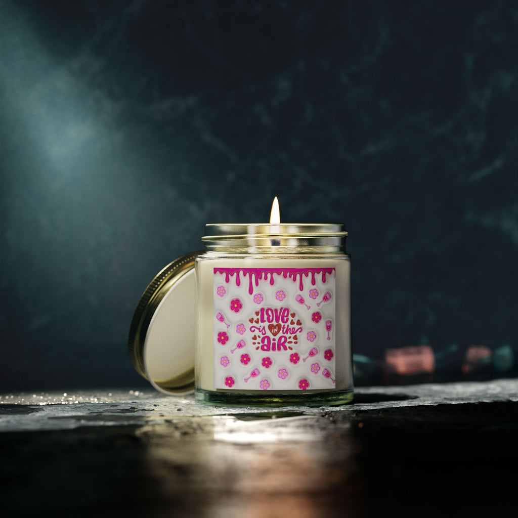 Love In The Air Scented Candles, Coconut Apricot Wax (4oz, 9oz) - NGOWE STORE