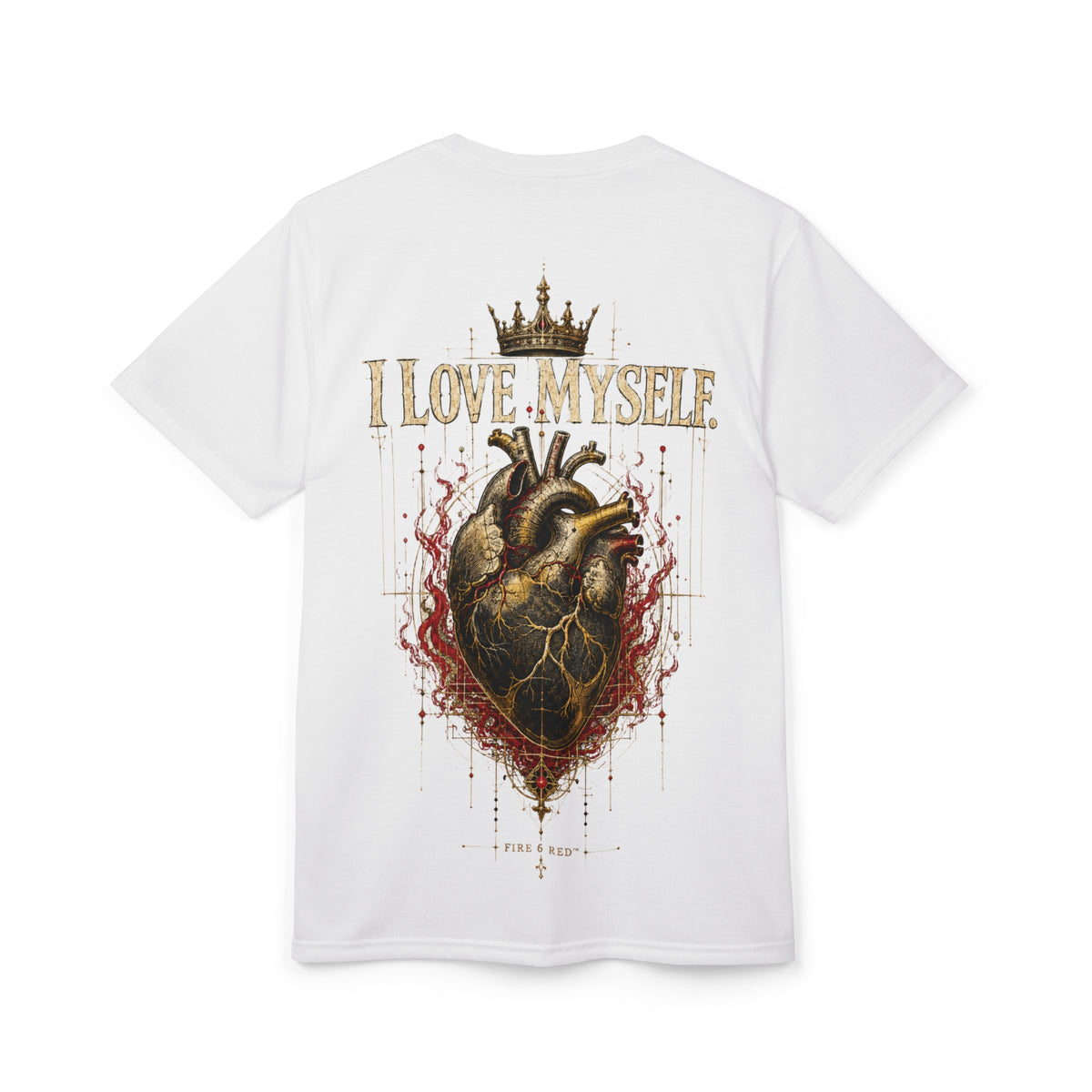 LOVE ME TO THE BONE™ Unisex Graphic T-Shirt | FIRE 6 RED™ - NGOWE STORE