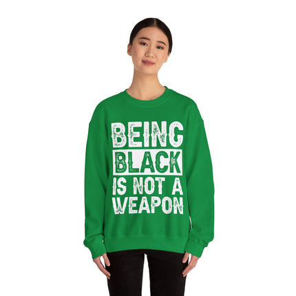 Positive Black Quote Unisex Heavy Blend™ Crewneck Sweatshirt - NGOWE STORE