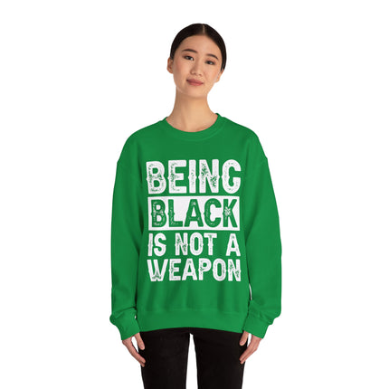 Positive Black Quote Unisex Heavy Blend™ Crewneck Sweatshirt