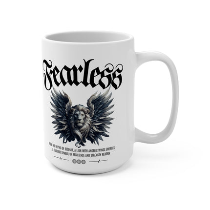 Fearless Lion Wings Mug 15oz - NGOWE STORE