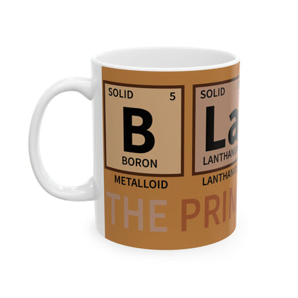 Black The Prime Element Ceramic Mug, (11oz, 15oz)