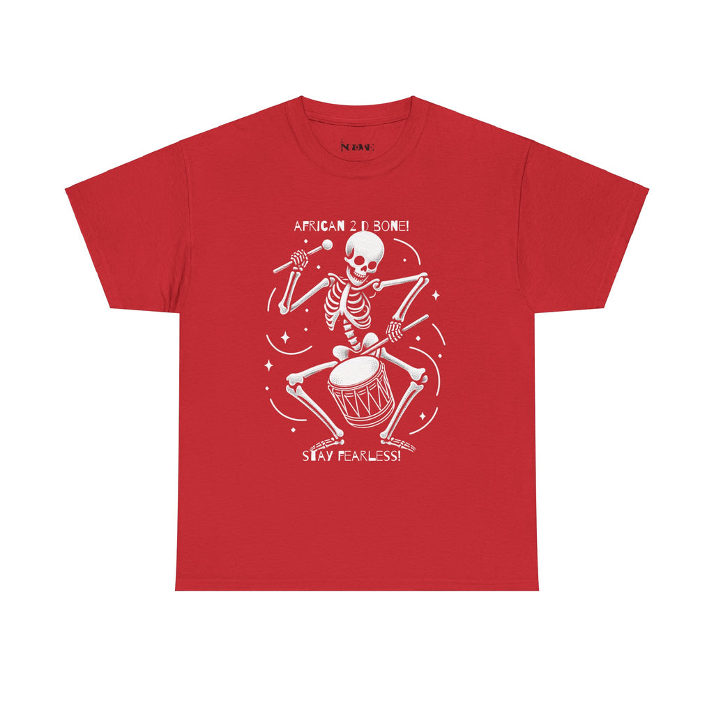 African 2 D Bone Unisex Heavy Cotton Tee - NGOWE STORE