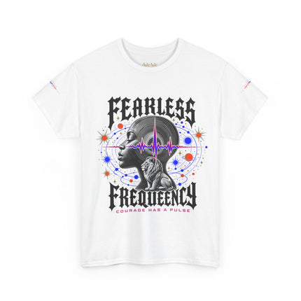 Fearless Frequency Graphic T-Shirt - Unisex Heavy Cotton Tee