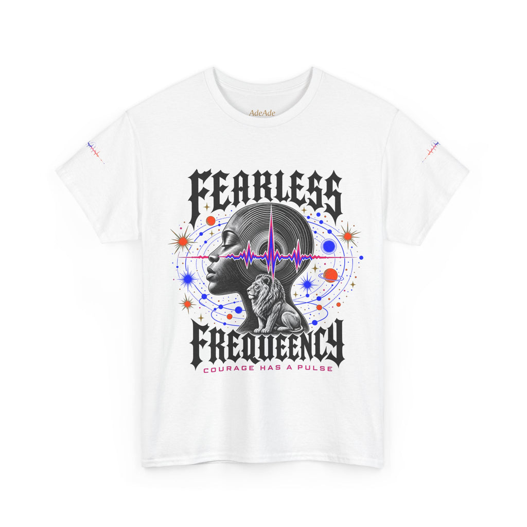 Fearless Frequency Graphic T-Shirt - Unisex Heavy Cotton Tee - NGOWE STORE
