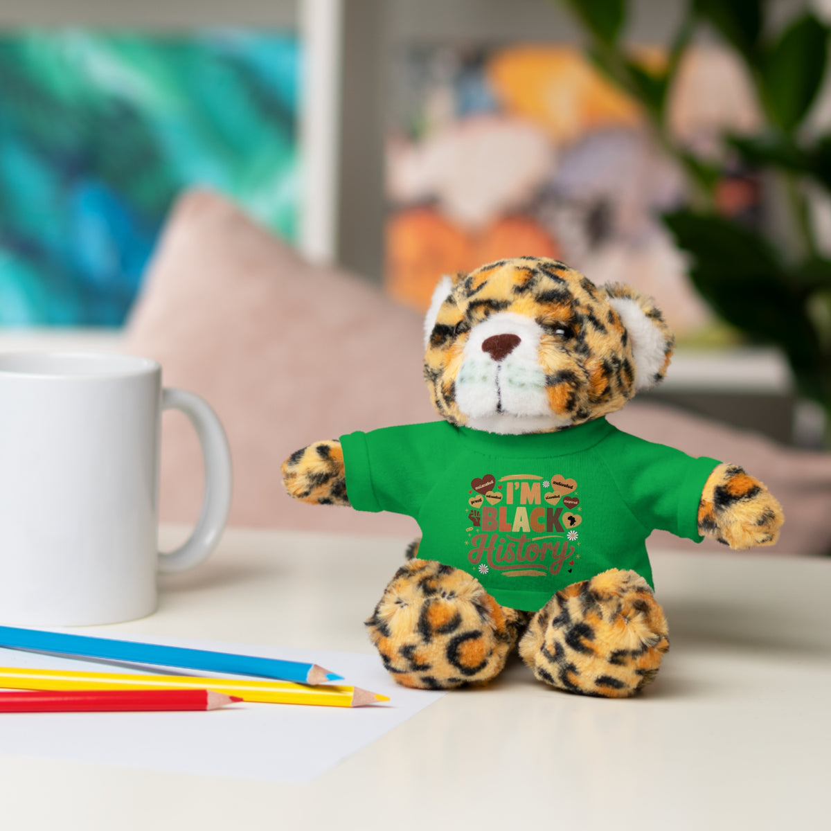 I'm Black History Stuffed Animals with Tee - NGOWE STORE