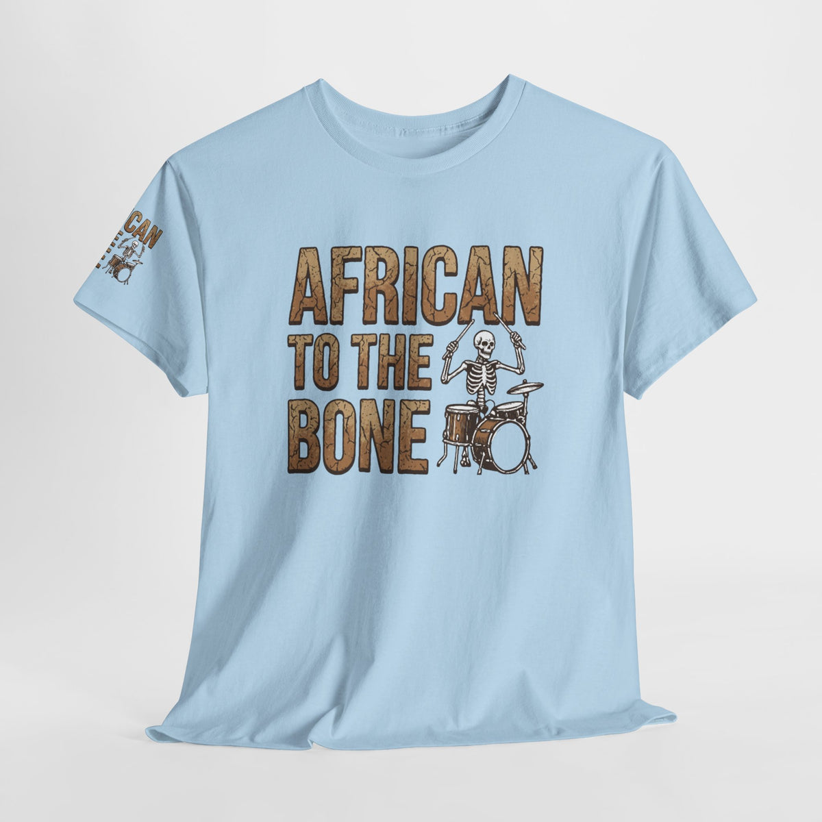 African to the Bone T-Shirt | AdeAde Original | Cultural Pride Unisex Tee | Soft Everyday Statement Shirt - NGOWE STORE