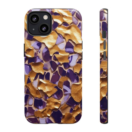 Gold and Purple Tough Cases