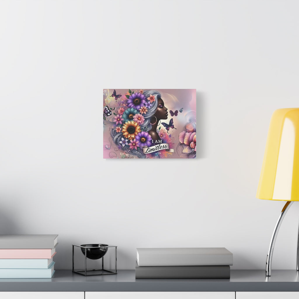 I Am Limitless Affirmation Canvas, Stretched, 1.25" - NGOWE STORE