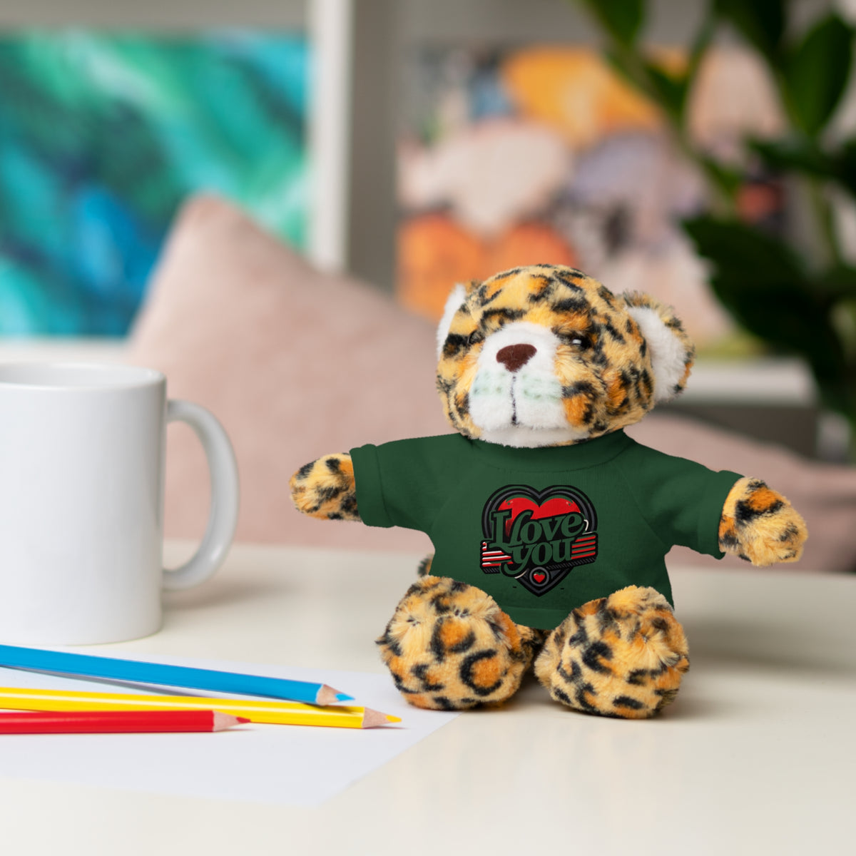 I Love You Stuffed Animals with Tee - NGOWE STORE