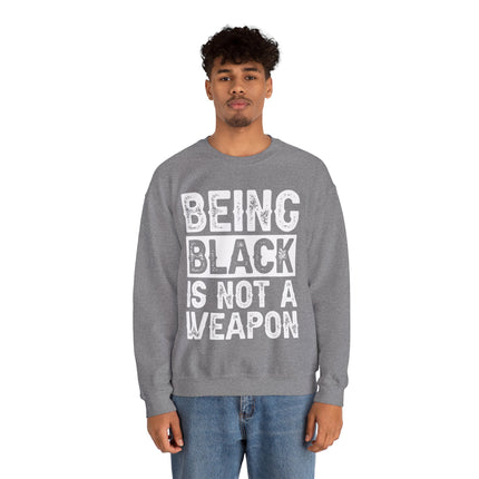 Positive Black Quote Unisex Heavy Blend™ Crewneck Sweatshirt - NGOWE STORE