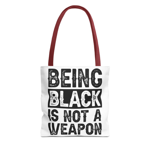 Being Black is No a Weapon Tote Bag (AOP) - NGOWE STORE
