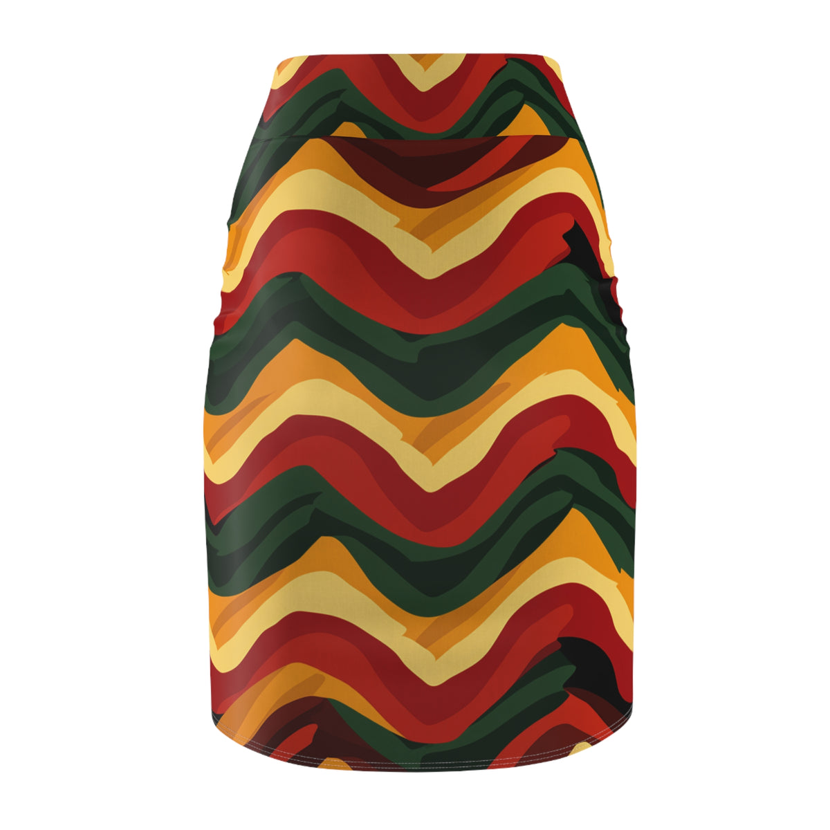 Waves Women's Pencil Skirt (AOP) - NGOWE STORE
