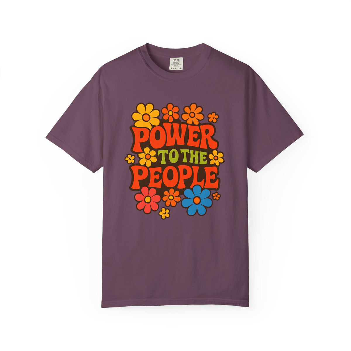 BUN DEM SUMMER 2025 Power to the People T-Shirt  - Empire Blaze Edition Vintage-Style Graphic T-Shirt: Bohemian Tee, Eco-Friendly Apparel, Gift for Activists, Summer Festival Wear - NGOWE STORE