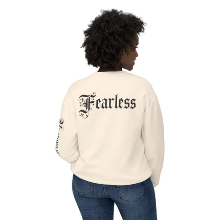 Fearless Statement AdeAde Crewneck Sweatshirt – White Edition Unisex Lightweight - NGOWE STORE