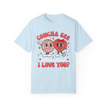 Concha See I Love YouUnisex Garment-Dyed T-shirt