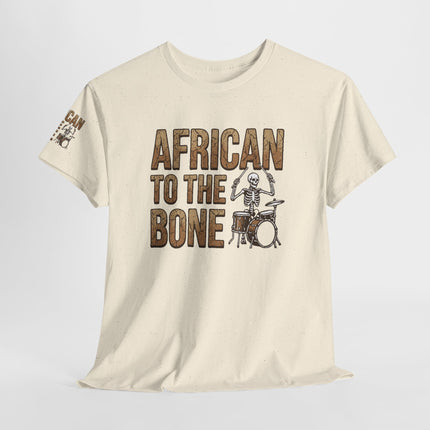 African to the Bone T-Shirt | AdeAde Original | Cultural Pride Unisex Tee | Soft Everyday Statement Shirt - NGOWE STORE