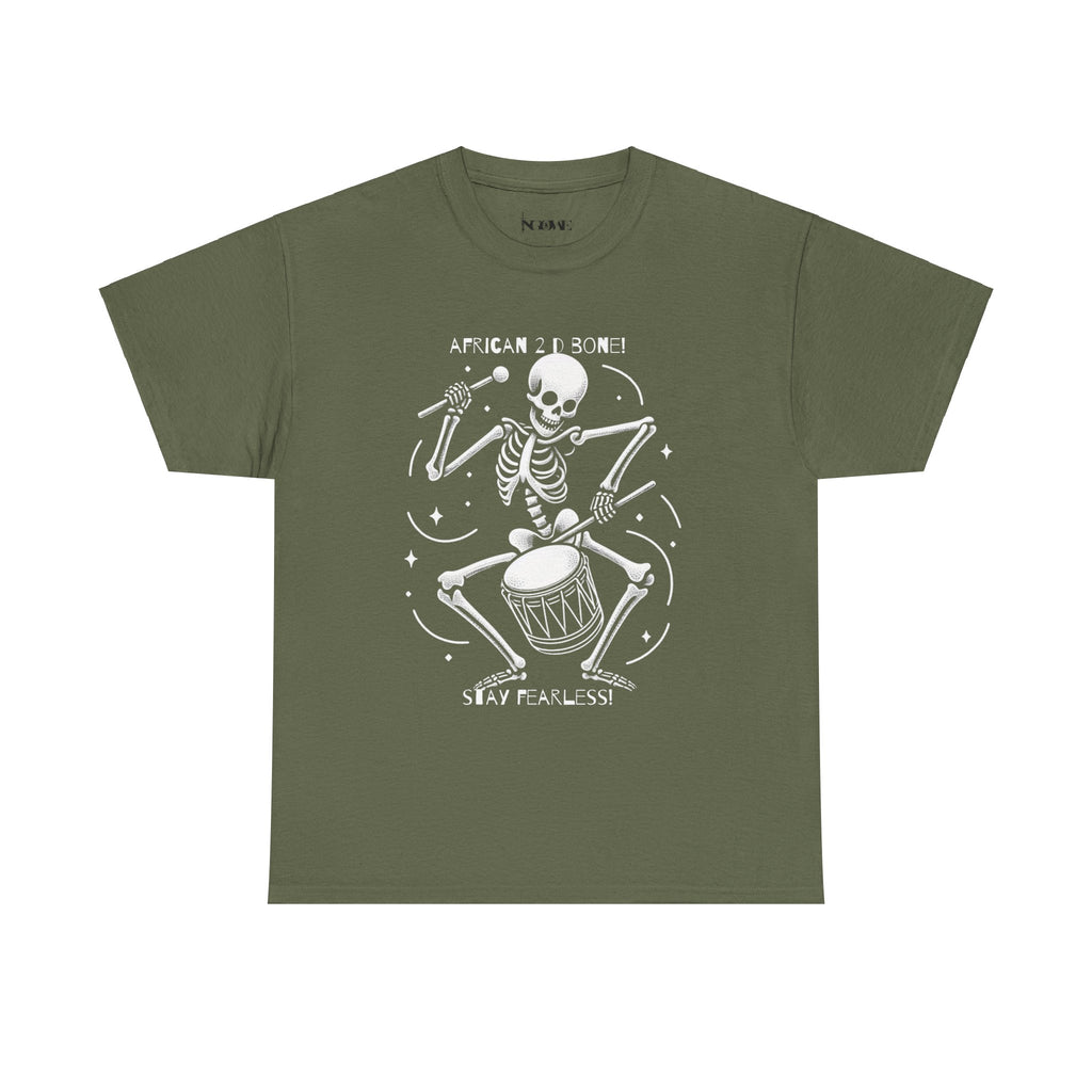 African 2 D Bone Unisex Heavy Cotton Tee - NGOWE STORE