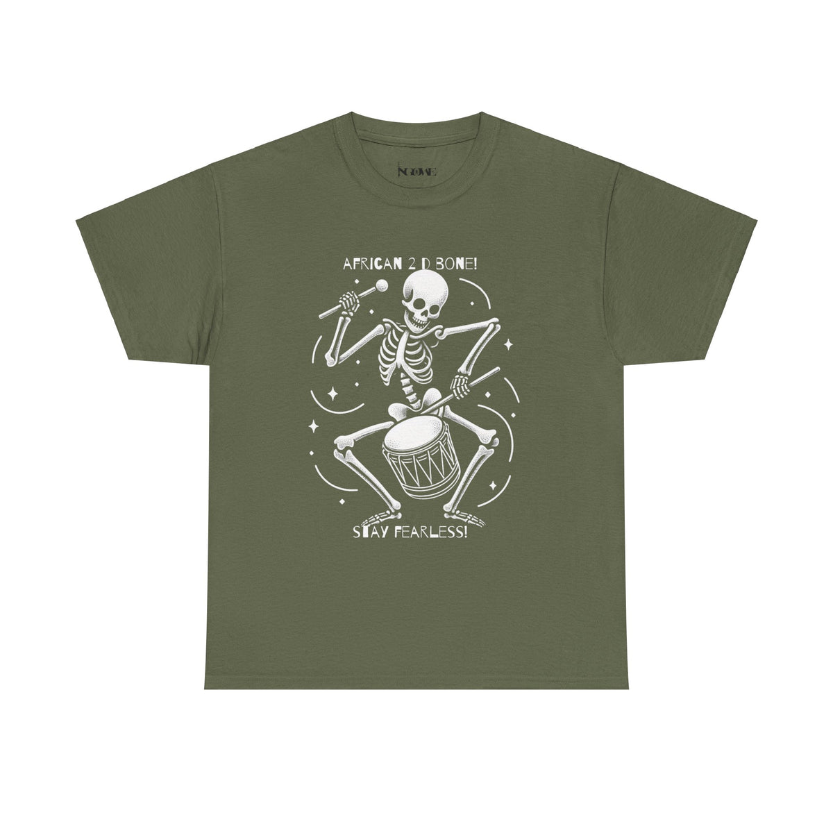 African 2 D Bone Unisex Heavy Cotton Tee - NGOWE STORE