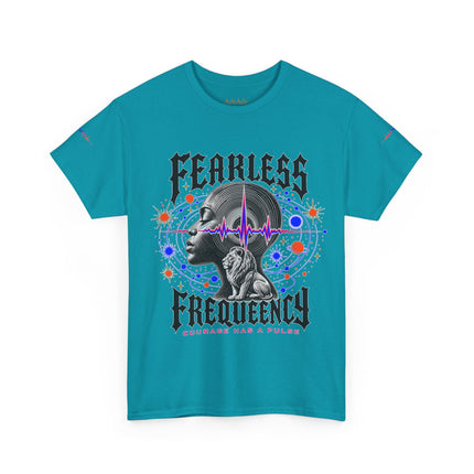 Fearless Frequency Graphic T-Shirt - Unisex Heavy Cotton Tee - NGOWE STORE