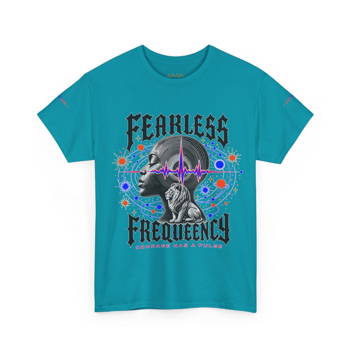 Fearless Frequency Graphic T-Shirt - Unisex Heavy Cotton Tee - NGOWE STORE