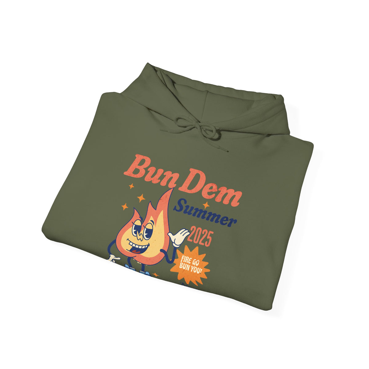 Bun Dem Summer Hoodie - Unisex Heavy Blend™ Sweatshirt, Chill Vibe, Perfect for Summer Parties, Gifts, Casual Wear, Streetwear - NGOWE STORE