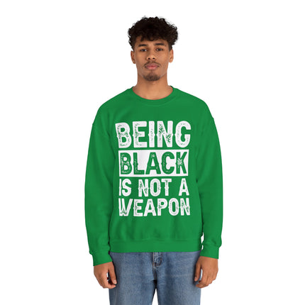 Positive Black Quote Unisex Heavy Blend™ Crewneck Sweatshirt - NGOWE STORE