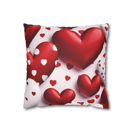 Fearless Valentine's Faux Suede Square Pillowcase