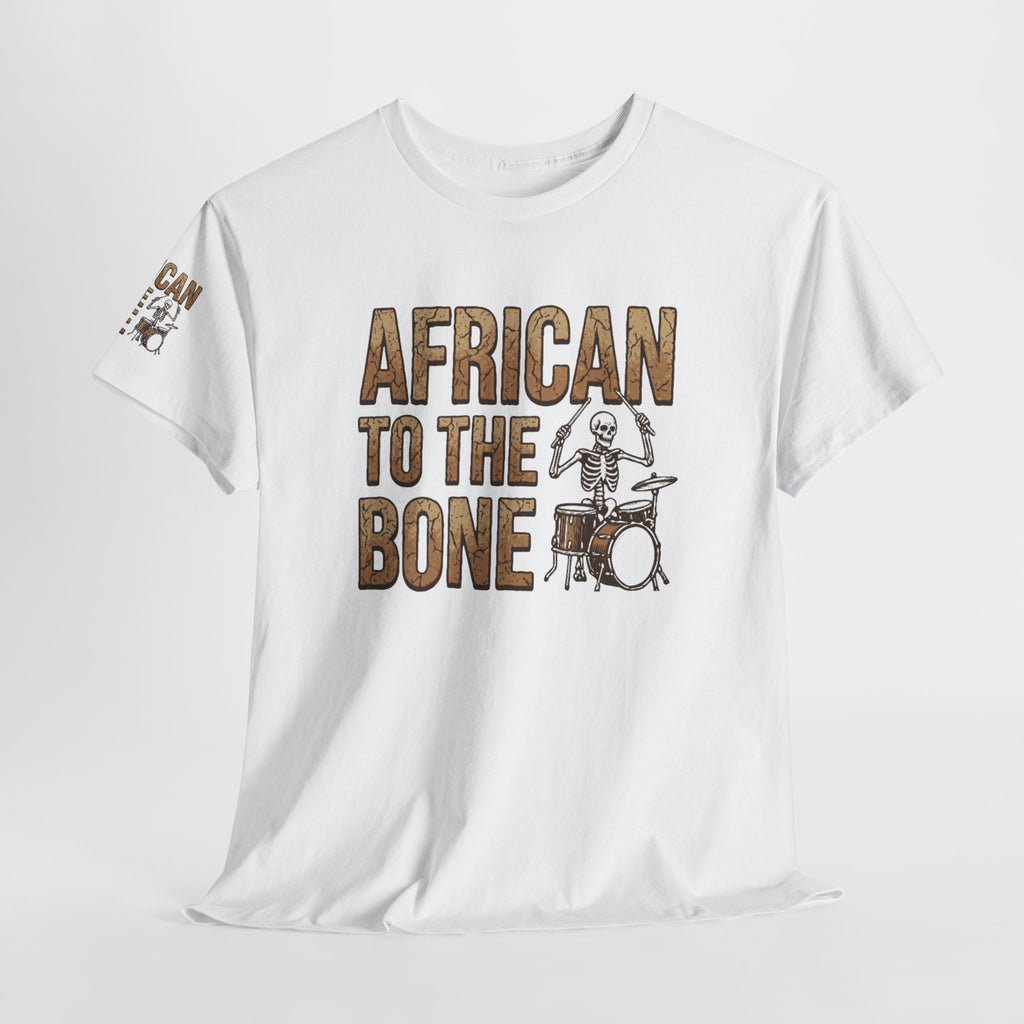 African to the Bone T-Shirt | AdeAde Original | Cultural Pride Unisex Tee | Soft Everyday Statement Shirt - NGOWE STORE
