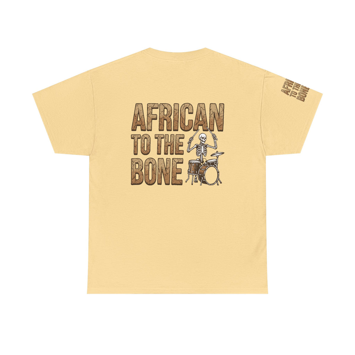 African to the Bone T-Shirt | AdeAde Original | Cultural Pride Unisex Tee | Soft Everyday Statement Shirt - NGOWE STORE
