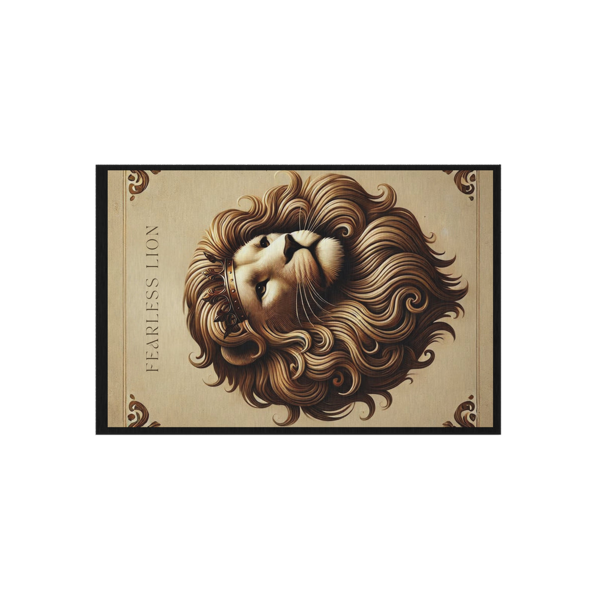 Fearless Lion Outdoor Rug - NGOWE STORE