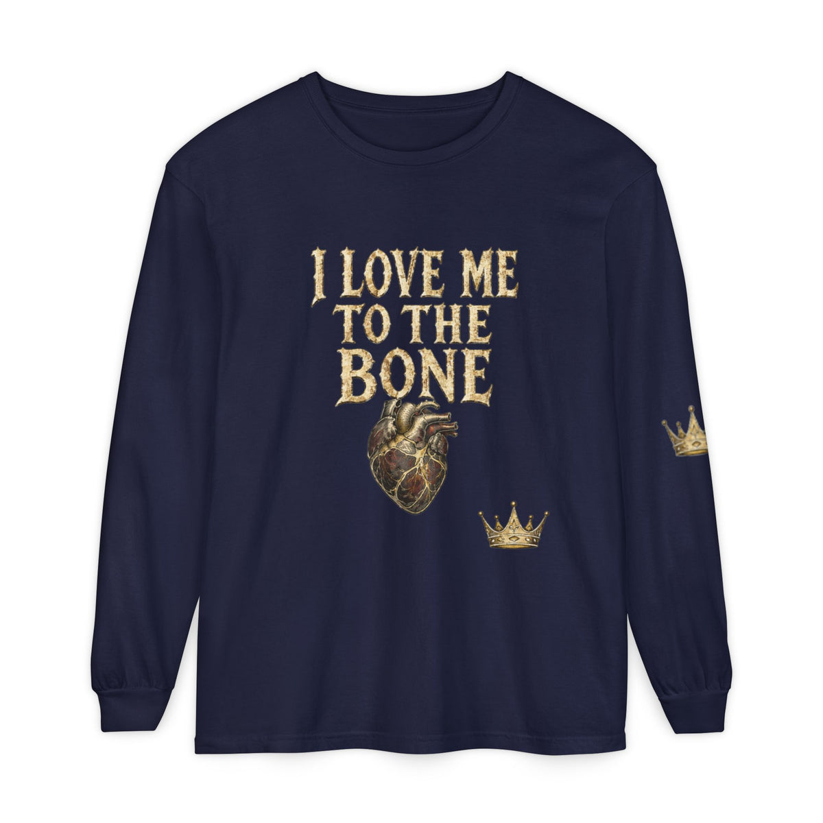 I Love Myself - Unisex Garment-dyed Long Sleeve T-Shirt - NGOWE STORE