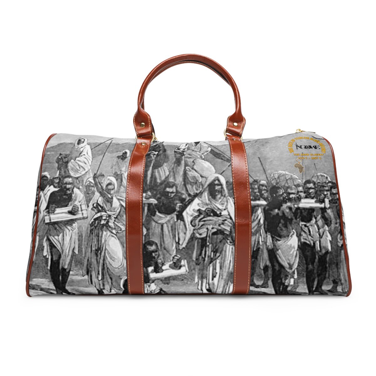 Arabic Slave Trade Vintage Waterproof Travel Bag - Stylish and Durable Carry On for Adventurers - NGOWE STORE