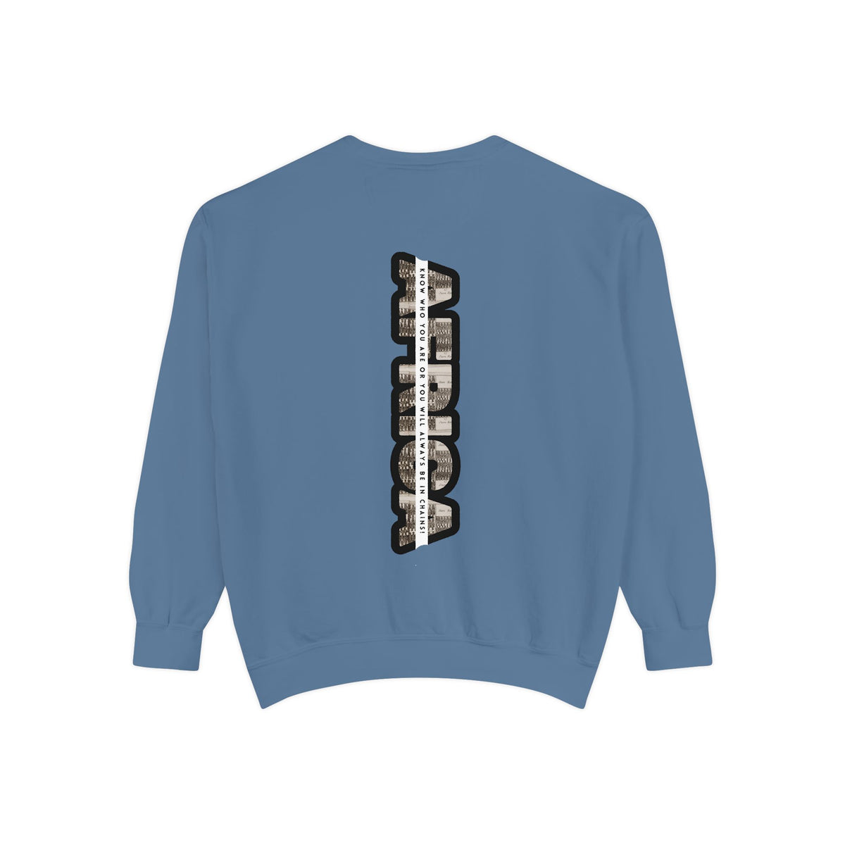 African Empowerment Unisex Garment-Dyed Sweatshirt - NGOWE STORE