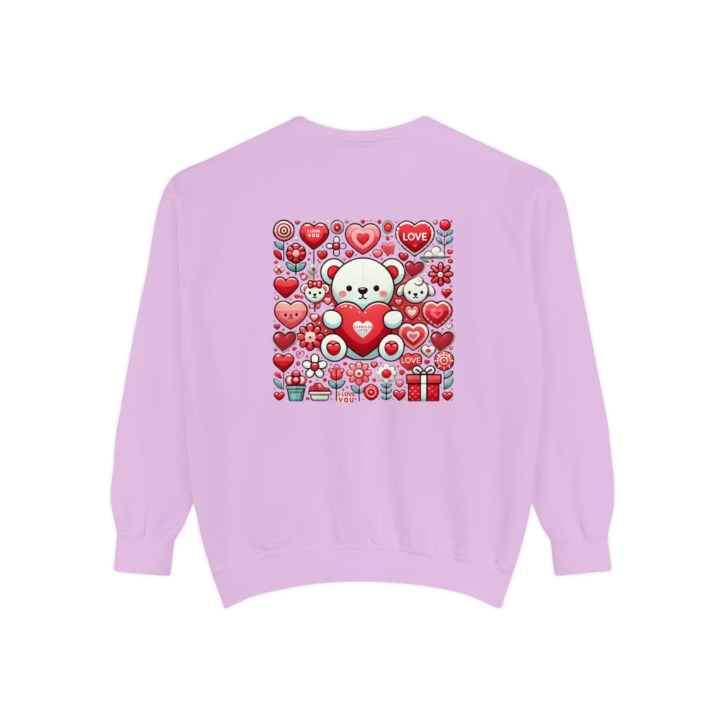 Fearless Love Unisex Garment-Dyed Sweatshirt - NGOWE STORE