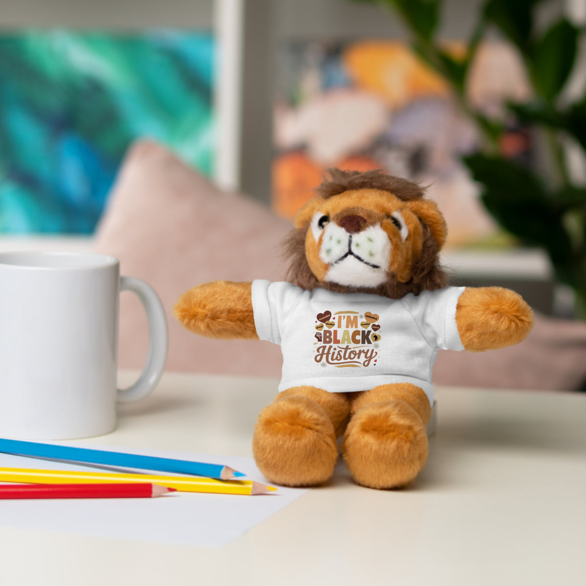 I'm Black History Stuffed Animals with Tee - NGOWE STORE