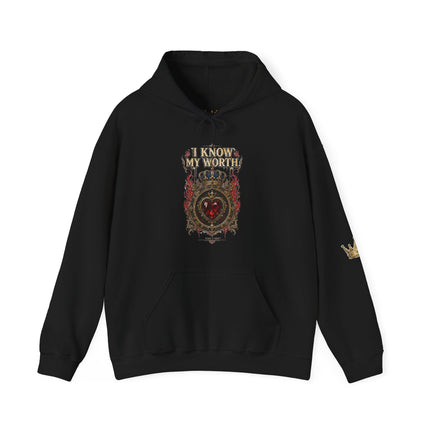 I Know My Worth Graphic Shirt | FIRE 6 RED™ - Unisex Sweatshirt