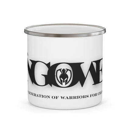 New Generation Of Warriors For Change (NGOWE) Enamel Camping Mug - NGOWE STORE