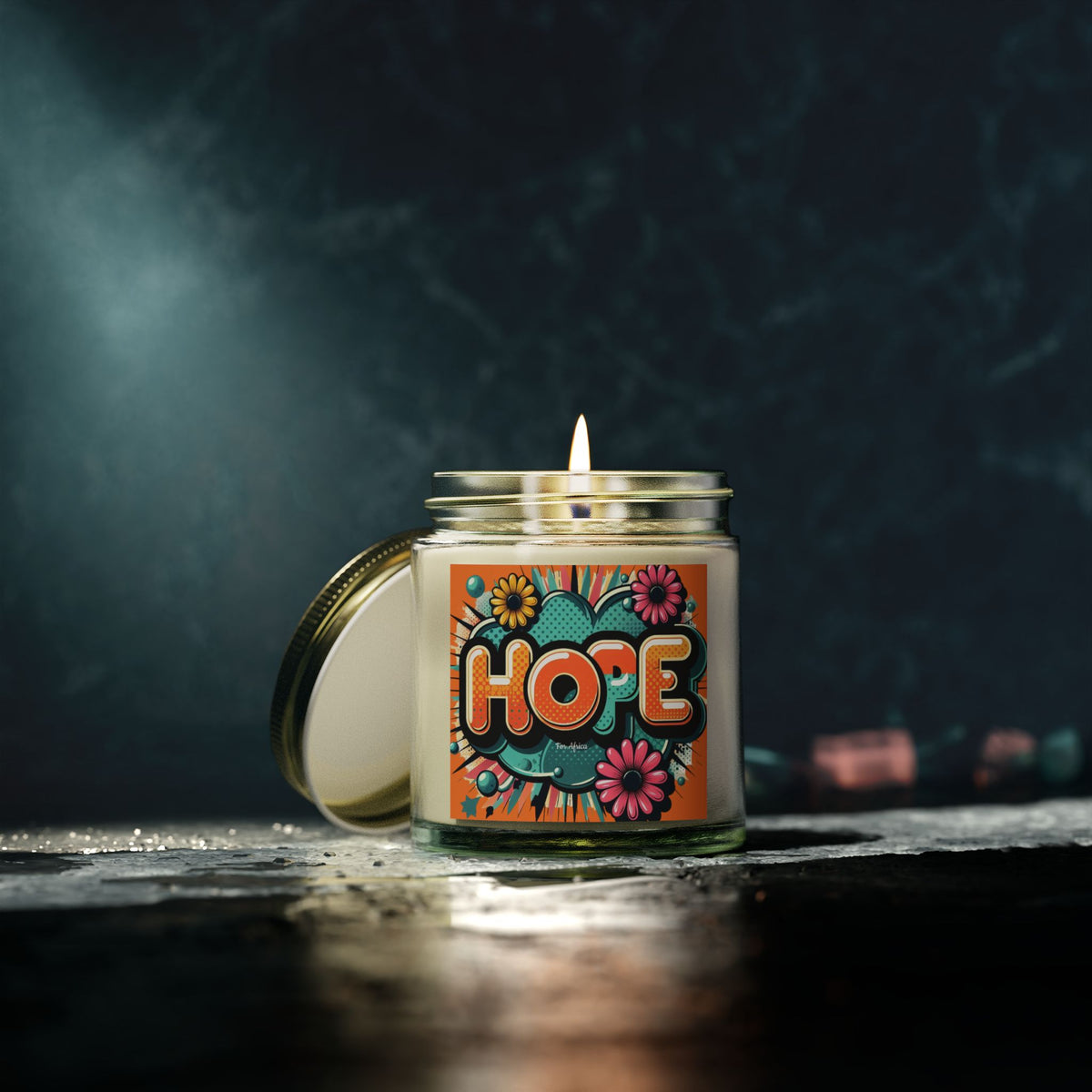 Scented Candles, Coconut Apricot Wax (4oz, 9oz) - NGOWE STORE