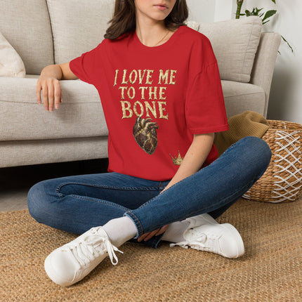 LOVE ME TO THE BONE™ Unisex Softstyle T-Shirt | FIRE 6 RED™