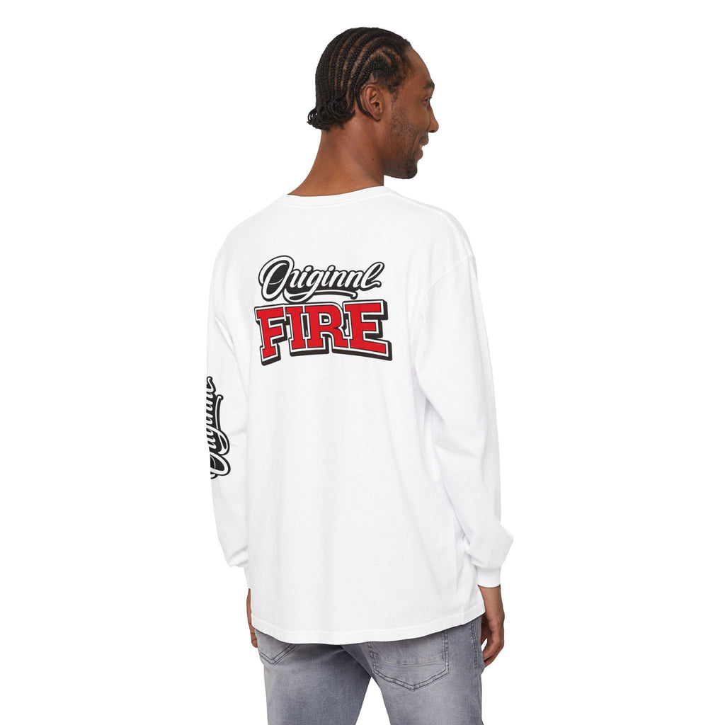 ORIGINAL FIRE™ 2026 — Fearless Long Sleeve. Unisex Garment-dyed Long Sleeve T-Shirt - NGOWE STORE