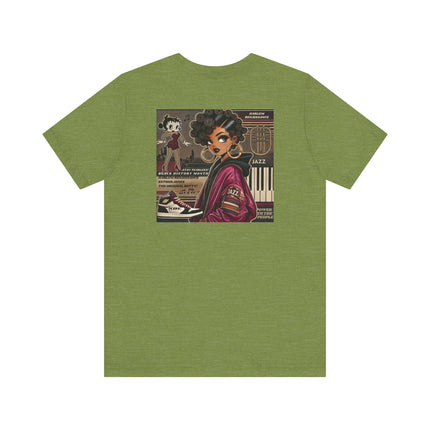 Harlem Renaissance Fearless Betty Boop Unisex Jersey Short Sleeve Tee