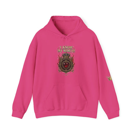 I Know My Worth Graphic Shirt | FIRE 6 RED™ - Unisex Sweatshirt