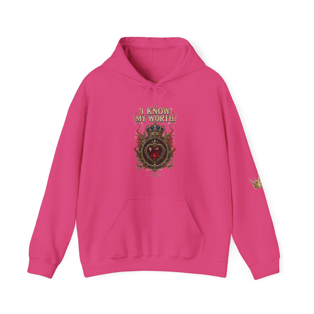 I Know My Worth Graphic Shirt | FIRE 6 RED™ - Unisex Sweatshirt - NGOWE STORE