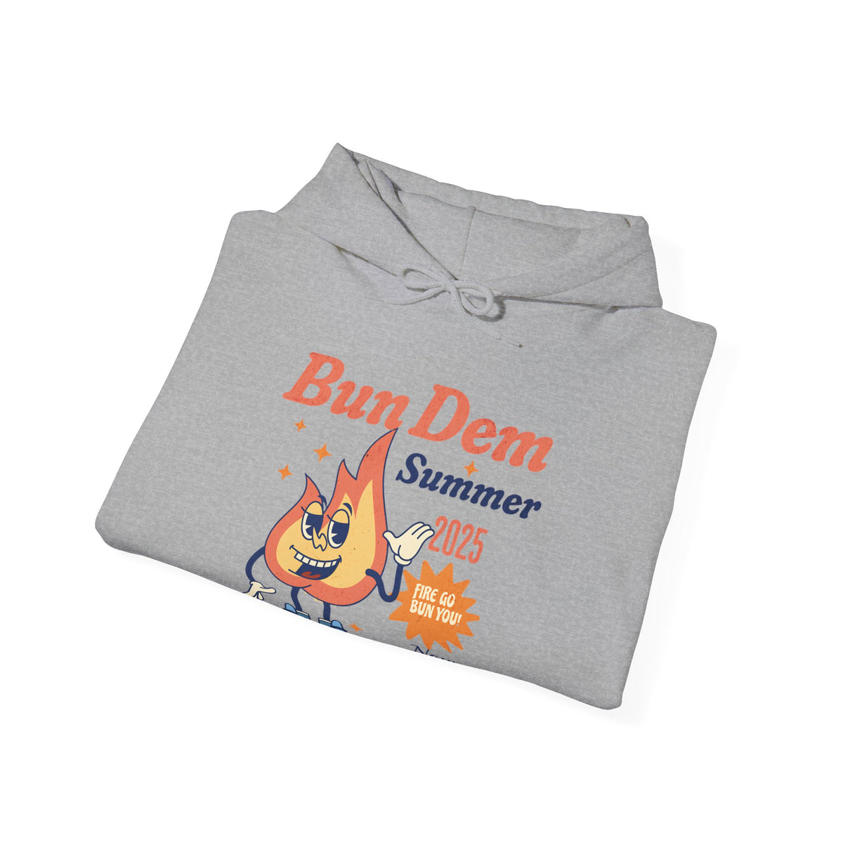 Bun Dem Summer Hoodie - Unisex Heavy Blend™ Sweatshirt, Chill Vibe, Perfect for Summer Parties, Gifts, Casual Wear, Streetwear - NGOWE STORE